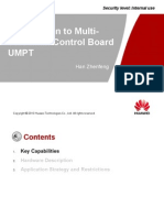 SPD - WRAN13.1 - NodeB (V200R013C01) - Introduction To Multi-Core Main Control Board UMPT-20110920-A-1.0