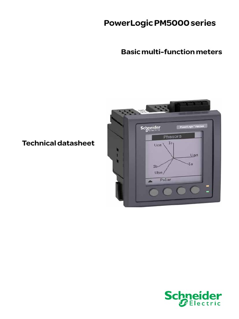 PM5000 TechnicalDataSheet | PDF | Power Supply | Ac Power