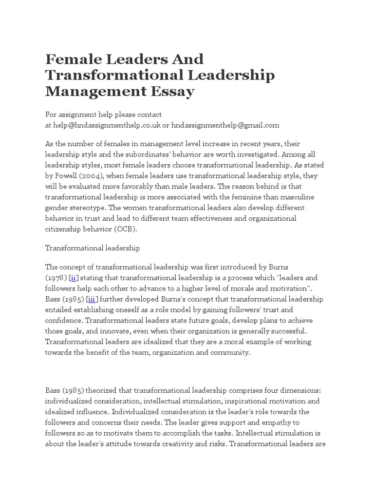 female leadership ielts essay