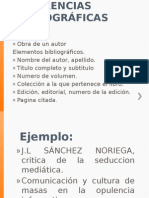 Referencias Bibliográficas.