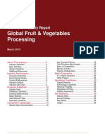 Fruit Vegetable Processing