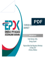 Turkish Electricity Market Epdk 2010