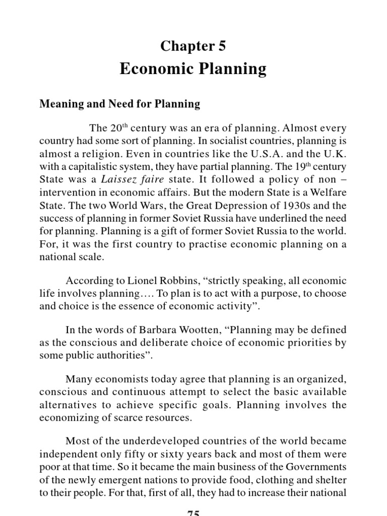 Economic Planning IndiaNW PDF Market Economy Economic Development