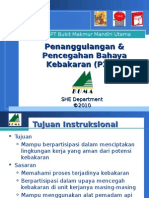 Penanggulangan & Pencegahan Bahaya Kebakaran