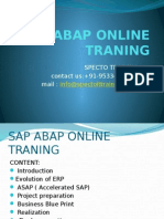 sap abap online traning