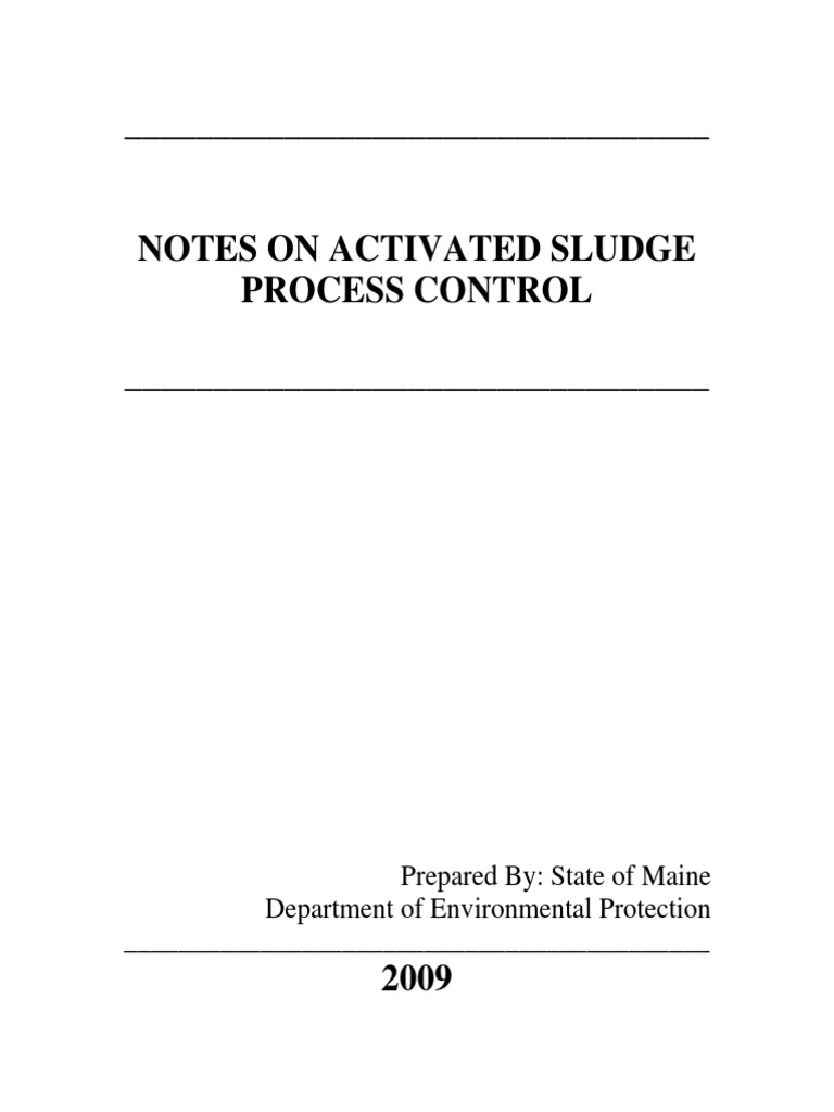 Activated Sludge Process Control | Download Free PDF | Sewage Treatment ...