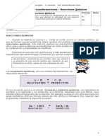 Guia N°6 Reacciones Químicas II SEMESTRE