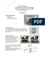 AFM For Dummies: A Step-by-Step Procedure For Surface Profiling With The Pacific Nanotechnology Nano-R AFM