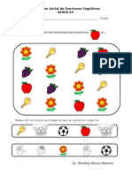 Evaluación Inicial de Funciones Cognitivas