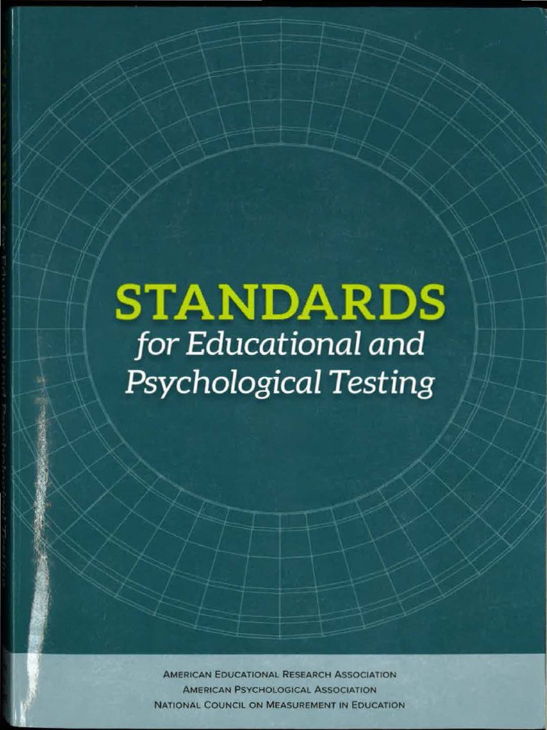 AERA, APA, NCME Standards - Validity | PDF | Validity (Statistics ...