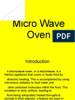 Presentation On Micro Wave Oven