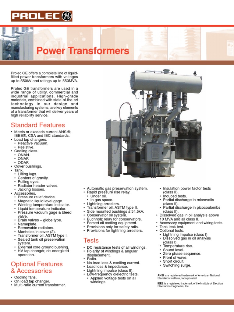 Power Transformers Transformer Electrical Equipment