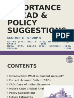Importance Ofcad& Policy Suggestions: Section B - Group 6