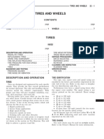 1999 Jeep TJ Wrangler Service Manual - 22. Tires and Wheels
