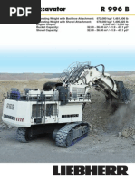 Liebherr R 996 B OEM Specs