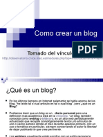 Creación de Un Blog