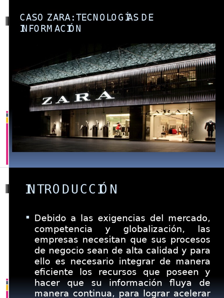 Zara y Su Tecnología de Información | PDF | Plataforma como servicio ...