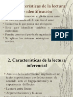 Características de La Lectura