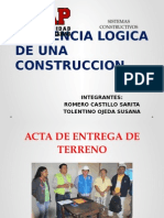 Secuencia Logia de Una Construccion