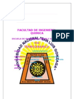 Facultad de IngenierÍa Quimica