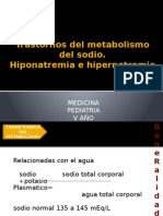 Trastornos Del Metabolismo Del Sodio y Potasio