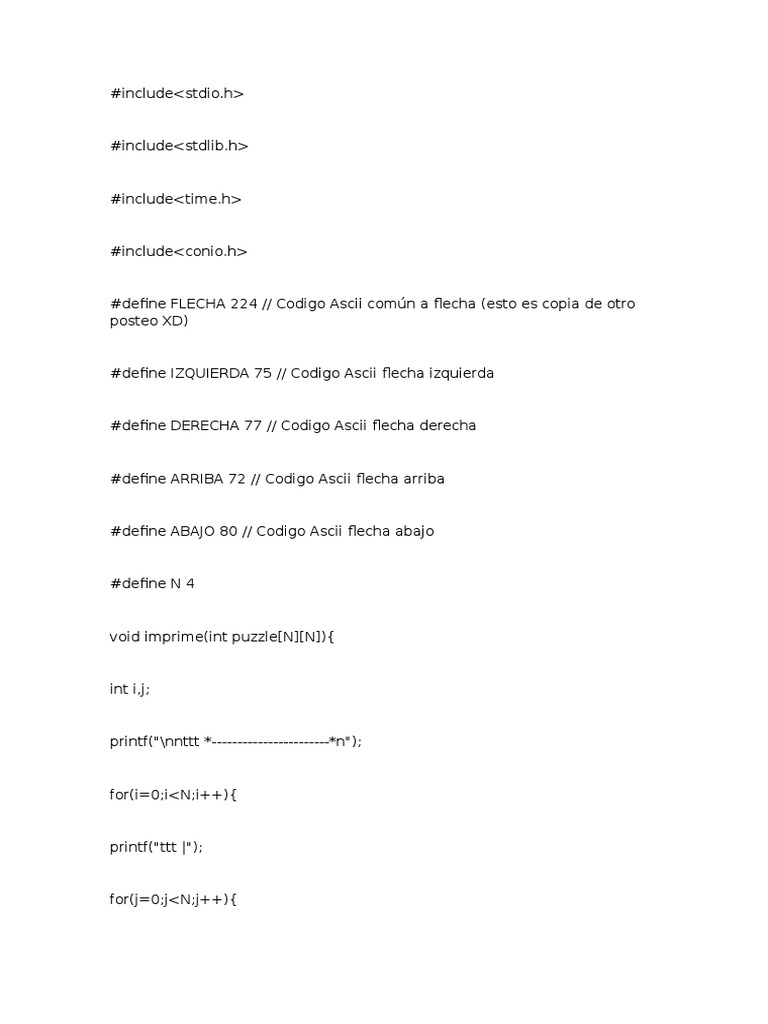 Codigo de C++ | PDF | Introducciones relacionadas con la computadora ...