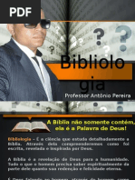 Aula de Bibliologia - ESTEADEMS (Professor Antônio Pereira)