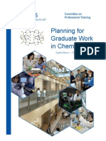 Planning 2 for Graduate Work in Chemistry