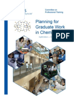 Planning 2 For Graduate Work in Chemistry