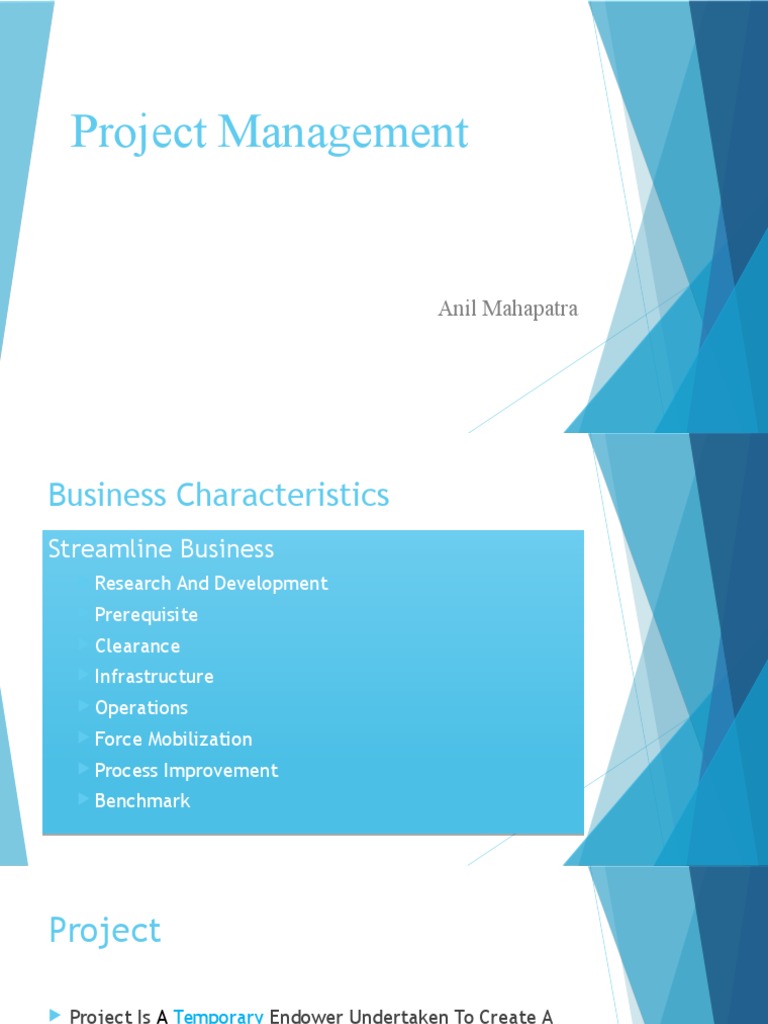 Project Management Training Overview | PDF | Project Management | Human ...