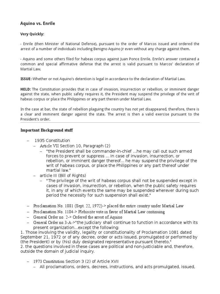 8 aquino v enrile pdf martial law habeas corpus