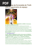 As Tábuas de Esmeralda de Thoth