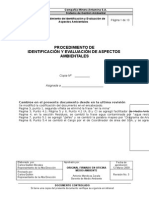 Ant0 001 Identificacion y Evaluacion de Aspectos Ambientales Rev03