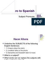 Intro - InM - Subject Pronouns