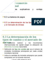 Tipos de cambio y mercado de divisas