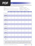 SMBG Blood Glucose Monitoring Chart | PDF | Meal | Dinner