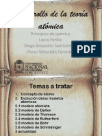 Desarrollo de La Teoría Atómica PDF