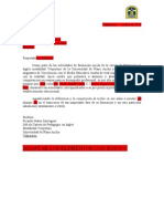 Carta a Directivos 2010