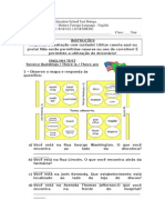 Avaliação de Inglês - 8º Ano - Service Buildings - There is e There Are