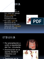 HIPOCALCEMIA en pacientes nefropatas