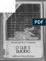 O Que é Suicidio - Roosevelt M. S. Cassorla