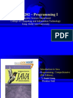 CPCS 202 - Programming I