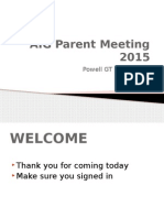 aig parent night 2015