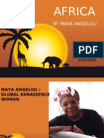 Africa Maya Angelou