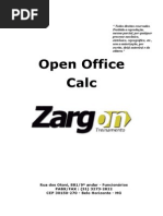 Apostila - OpenOffice Calc
