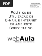 Apostila - Politica de E-mail e Internet Em Ambiente Corporativo