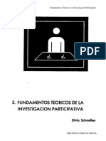 Fundamentos Teóricos de La Investigación Participativa Silvia