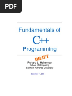 Fundamentals of C++