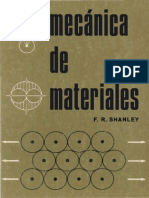 F. R. Shanley - Mecanica de Materiales