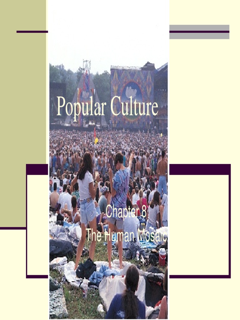 Characteristics of Popular Culture | PDF